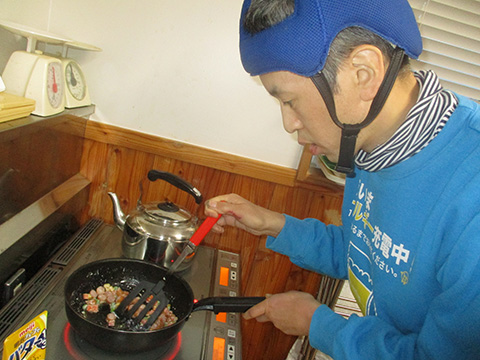 調理実習の様子